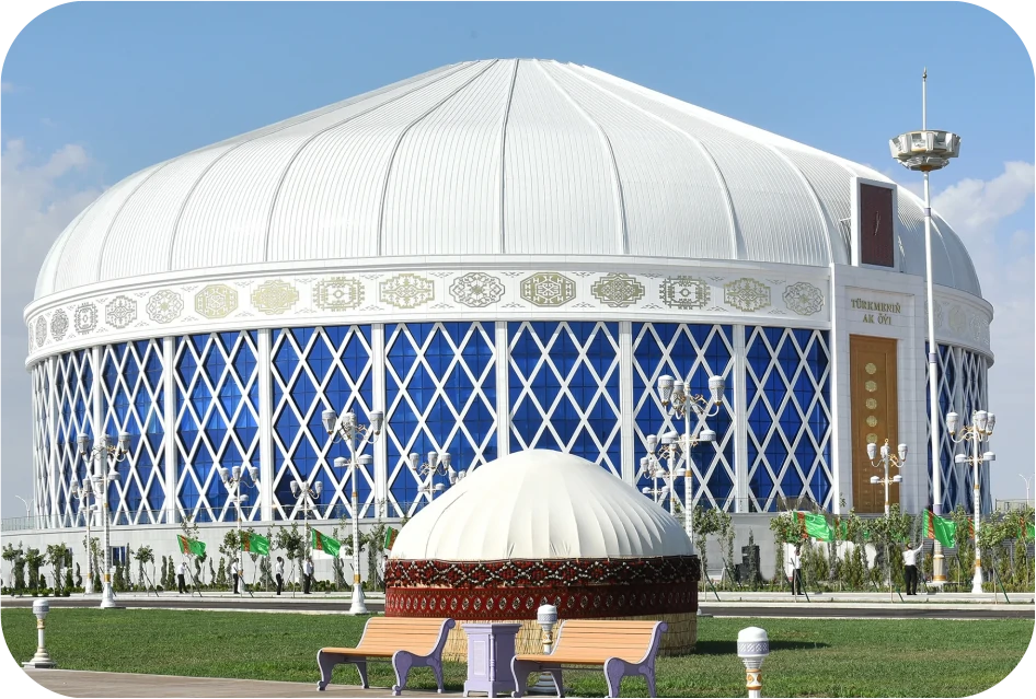 Türkmeniň ak öýi — Daşoguz