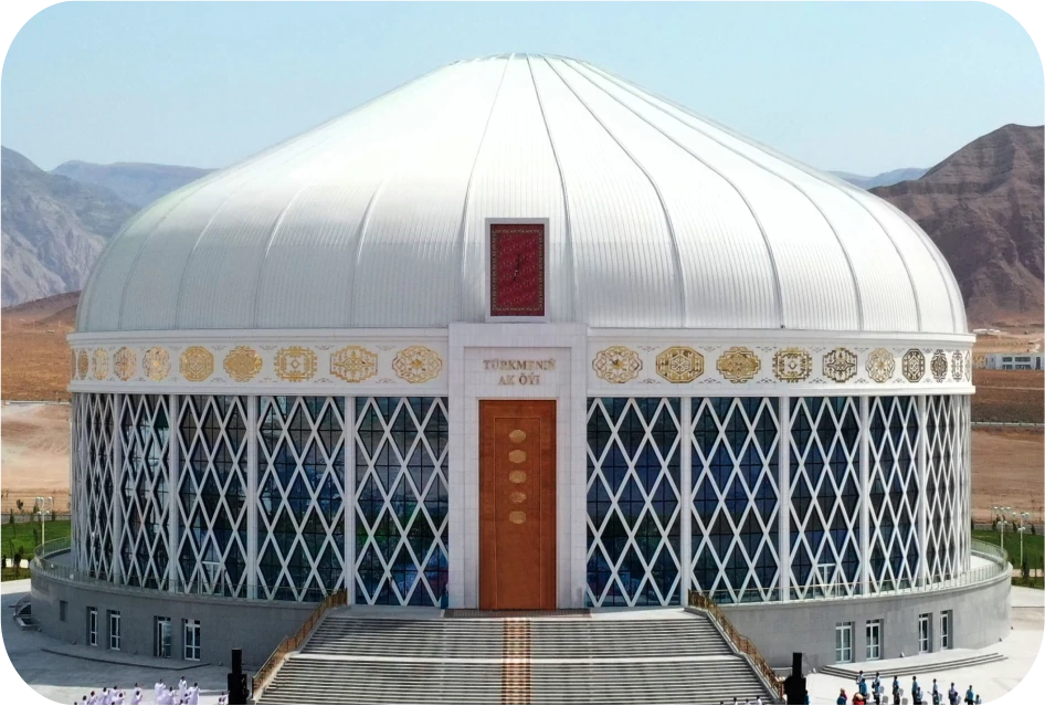 Türkmeniň ak öýi — Balkanabat
